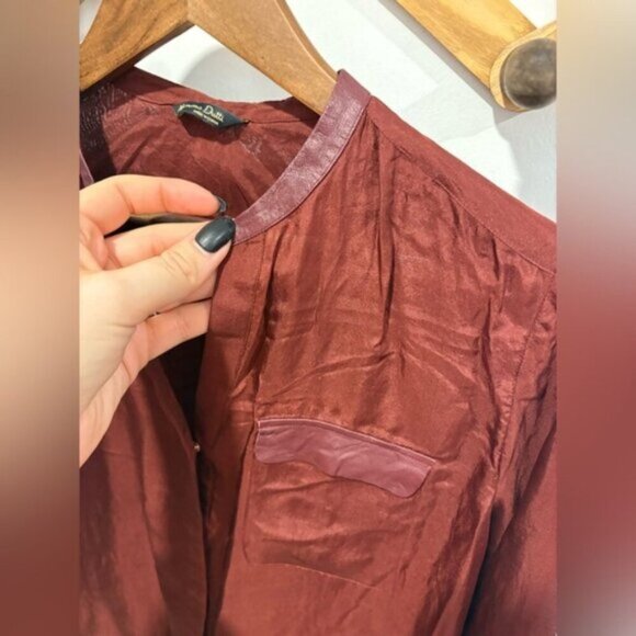 🌟MASSIMO DUTTI 🌟 Mulberry Silk Blouse - Picture 5 of 8